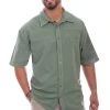 Scully Mens Moss 100% Cotton Palm S/S Shirt
