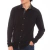 Scully Mens Black 100% Cotton Thermal Knit L/S Shirt