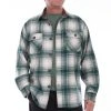 Scully Mens Green/White 100% Cotton Brawny Plaid L/S Shirt