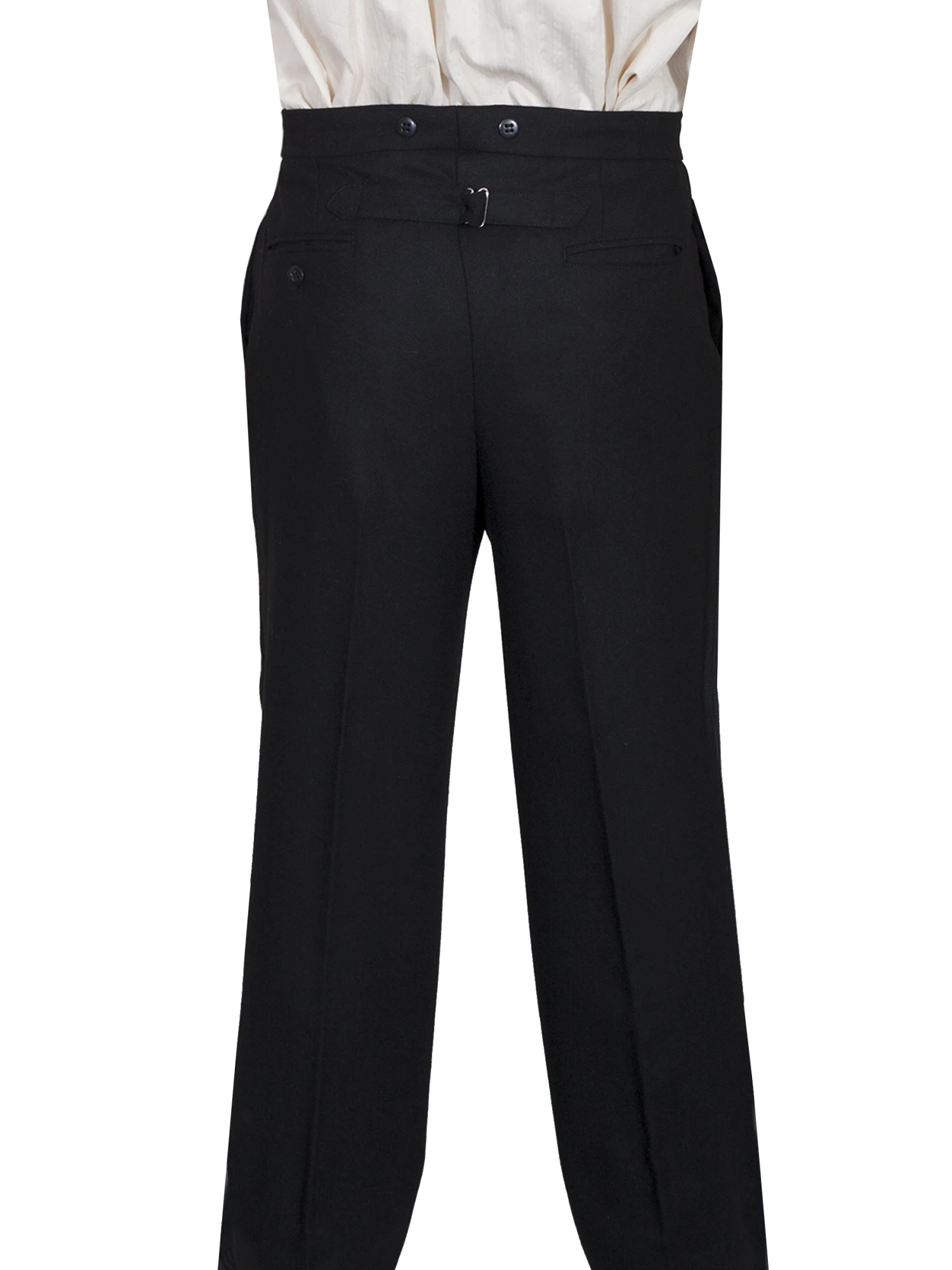 Scully Men's WAH MAKER Solid Dress Pants - Black - Image 3