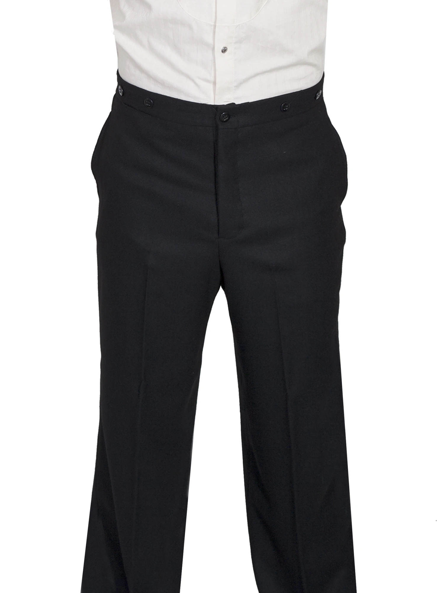 Scully Men's WAH MAKER Solid Dress Pants - Black - Image 2