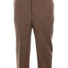 Scully Wahmaker Mens Tan Wool Blend Plaid Pants