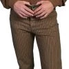 Scully Men's WAH MAKER Rail Stripe Pants - Taupe