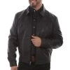 Scully Mens Black Lambskin Contemporary Jacket