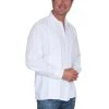 Scully Cantina Mens White 100% Cotton Paisley Tonal Casual Shirt