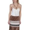 Scully Womens Tan Polyester Taping Skirt