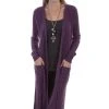 Scully Womens Iris Acrylic Long Cardigan