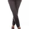 Scully Womens Black Cotton Blend Tonal Jeans