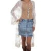Scully Womens Denim Rayon Flirty Mini Skirt