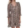 Scully Womens Python Polyester S/S Dress