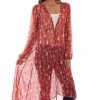 Scully Womens Spice Polyester Swiss Dot Duster