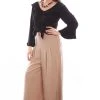 Scully Womens Tan Tencel Gaucho Pants