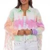 Scully Womens Sherbet Cotton Blend Tie Dye Jacket