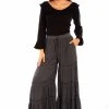 Scully Womens Gun Metal Rayon Palazzo Pants