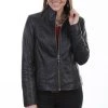 Scully Womens Black Lamb Lightweight Jacket