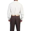 Scully Mens Western Brown Poly Blend Front Zip Solid Trouser Pants