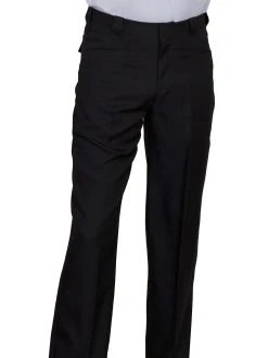 Scully Mens Black Polyester Trousers