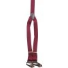 Scully Men's RangeWear Elastic Y-Backed Suspenders - Burgundy
