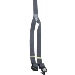 Scully Men's RangeWear Elastic Y-Backed Suspenders - Charcoal