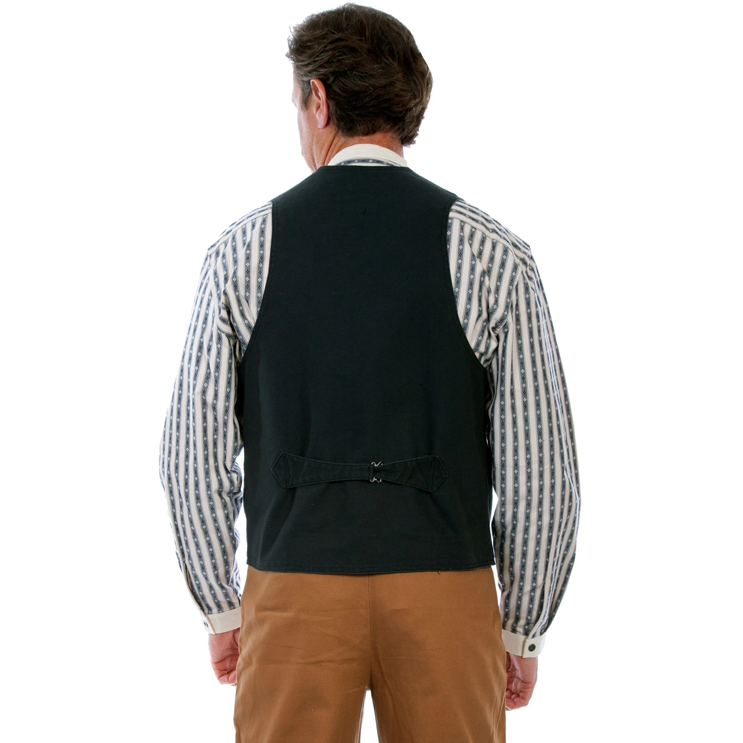Scully Men's RangeWear Canvas Vest - Black - Image 3