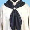 Scully Rangewear Mens Black 100% Silk Bandana Scarf