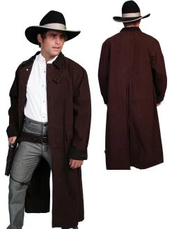 Scully RangeWear Canvas Duster - Walnut