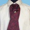 Scully Rangewear Mens Red Polyester Dragon Gentlemen's Tie