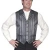 Scully RangeWear Men's Notch Collar Vest - Black