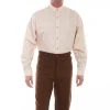 Scully Mens Brown Cotton Blend Rangewear Pants