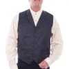 Scully Mens Navy Polyester Distinguished Vest