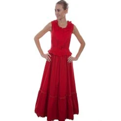 Scully Rangewear Ladies Petticoat - Red