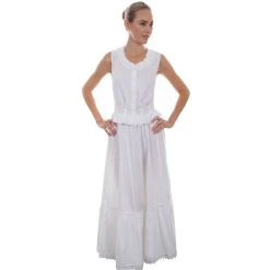 Scully Rangewear Ladies Petticoat - White