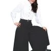 Scully RangeWear Womens Black Polyester Western Split Skirt