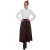 Scully Ladies Rangewear Sueded Riding Skirt - Brown