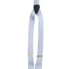Scully Womens Gray Elastic Leather Suspenders
