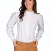 Scully Rangewear Ladies Ranch Blouse - White