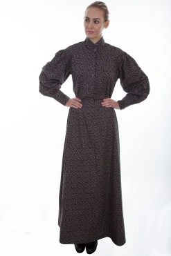 Scully Womens Navy 100% Cotton Vtg Ranch Skirt