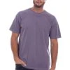 Scully Mens Wine 100% Cotton Crew Neck S/S T-Shirt