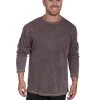 Scully Mens Bark 100% Cotton Beefy L/S T-Shirt